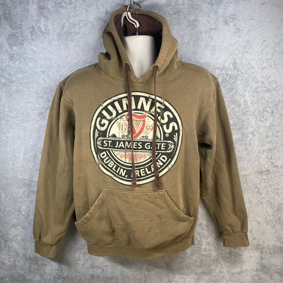 Guinness Hoodie St. James's Gate Dublin Ireland Pullover Unisex Size Medium - Picture 1 of 16